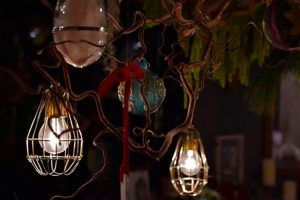 Decoración para boda en Navidad